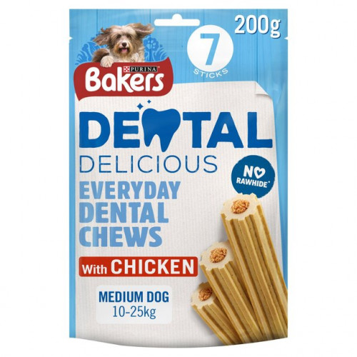 Bakers Dental Delicious Chicken Medium 200g