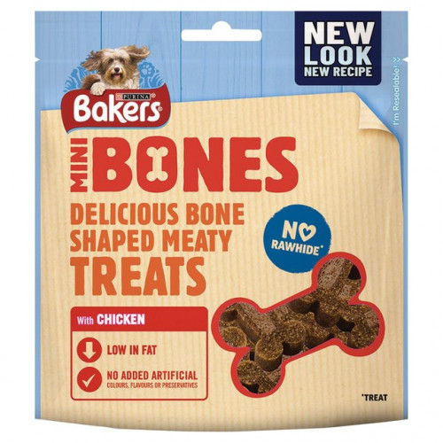 Bakers Mini Bones Chicken Treats 100g