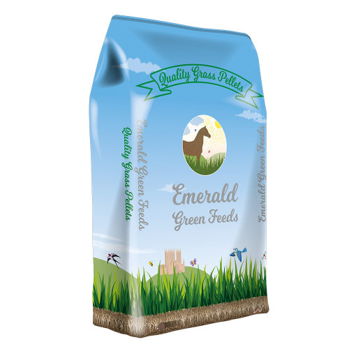 Emerald Green Grass Pellets