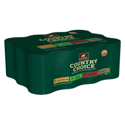 Gelert Country Choice Variety Pack 12 x 400g