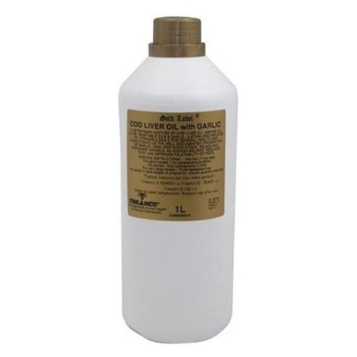 Gold Label Cod Liver Oil with Garlic 1 Litres