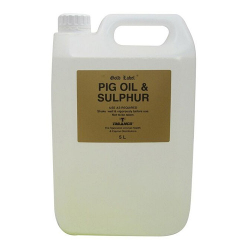 Gold Label Pig Oil and Sulphur 5 Litre