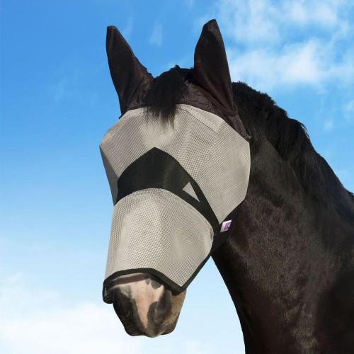 KM Elite Fly Mask Long