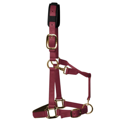 KM Elite Head Collar Full Burgundy Large