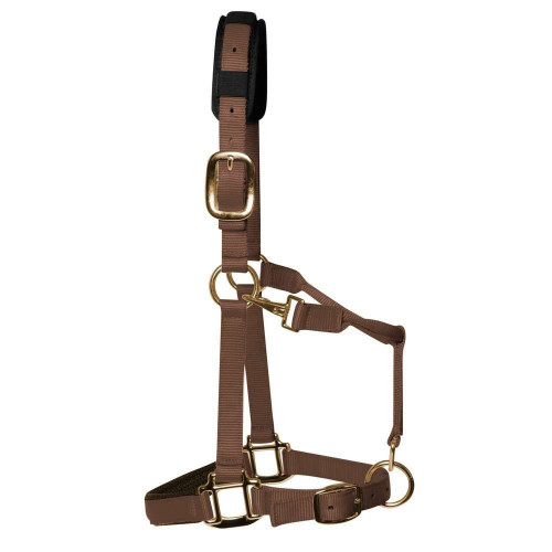 KM Elite Head Collar Large Pony Brown S