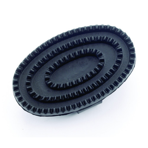 Curry Comb Rubber Black