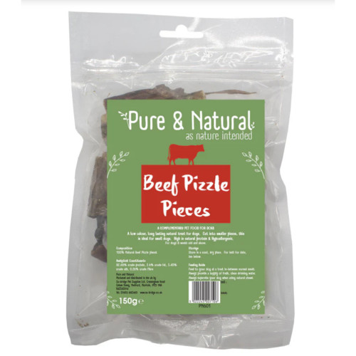 Pure & Natural Beef Pizzle Pieces 150g