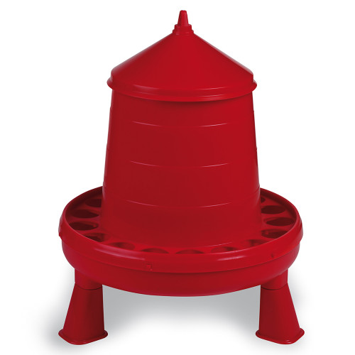 Poultry Feeder Red 4kg with Legs