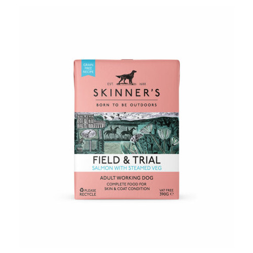 Skinner's Field & Trial Salmon and Root Veg 390g