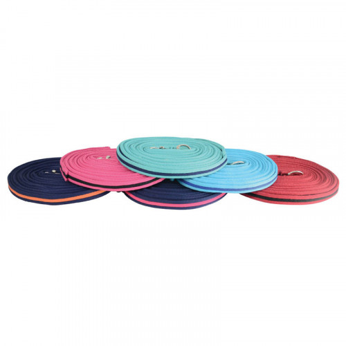 Soft Webbing Lunge Rein Black 25'