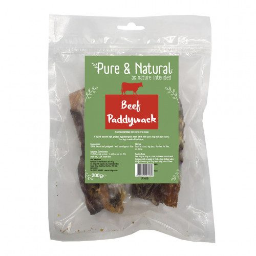 Pure & Natural Beef Neck Paddywhack 200g