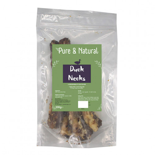 Pure & Natural Duck Necks 200g