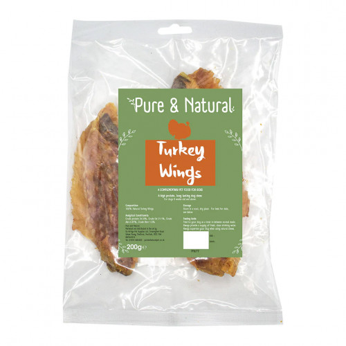 Pure & Natural Turkey Wings 200g