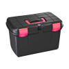 Tack/Grooming Kit Box Black/Fuchsia