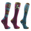 Hy Equestrian Thelwell Pony Friends Socks 3 Pack 4-8