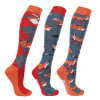 Hy Fashion Sock Fox Print