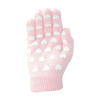 Hy5 Magic Patterned Adult Gloves Pink with Hearts