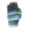 Hy5 Magic Striped Gloves Blue/Grey