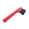 Hoof Pick with Brush Red